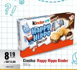 Eurocash Ciastka: Happy Hippo Kinder oferta