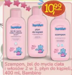 Delikatesy Paleo Szampon, żel do mycia ciała i włosów 2 w 1, płyn do kąpieli, Bambino oferta