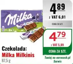 Eurocash Czekolada: Milka Milkinis oferta