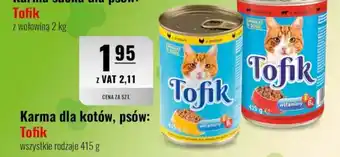 Eurocash Karma dla kotów, psów: Tofik oferta