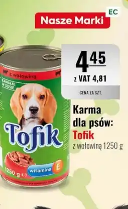 Eurocash Karma dla psów: Tofik oferta