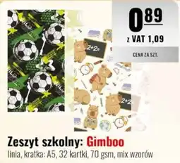 Eurocash Zeszyt szkolny: Gimboo oferta