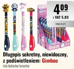 Eurocash Długopis sekretny, niewidoczny, z podświetleniem: Gimboo oferta
