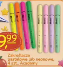 Delikatesy Paleo Zakreślacz pastelowo lub neonowe, 4 szt., Academy oferta