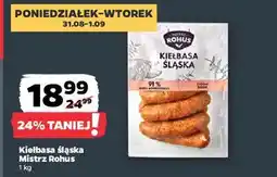 Netto Kiełbasa śląska Mistrz Rohus oferta