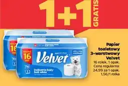 Netto Papier toaletowy delikatnie biały Velvet oferta