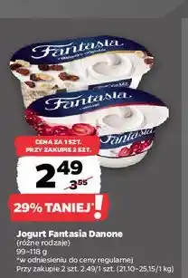 Netto Jogurt z płatkami w czekoladzie Danone Fantasia oferta