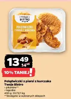 Netto Polędwiczki z piersi kurczaka pikantne Twoje Bistro oferta