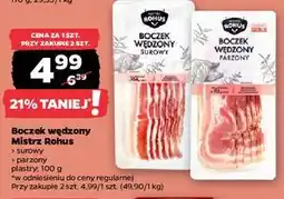 Netto Boczek wędzony surowy Mistrz Rohus oferta
