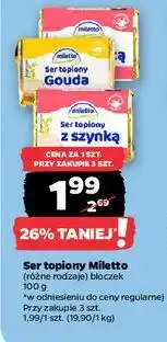Netto Ser topiony z szynką Miletto oferta