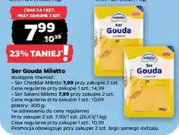 Netto Ser gouda plastry Miletto oferta
