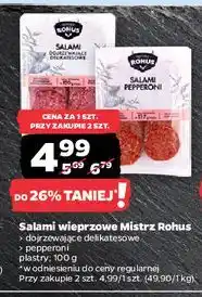 Netto Salami pepperoni Mistrz Rohus oferta