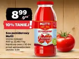 Netto Sos salsa z pomidorów pizzutello Mutti oferta