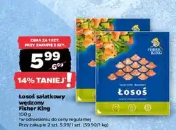 Netto Łosoś sałatkowy wędzony Fisher King oferta