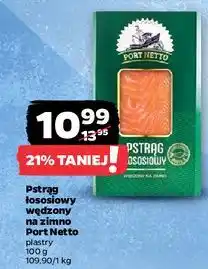 Netto Pstrąg łososiowy wędzony plastry Port Netto oferta