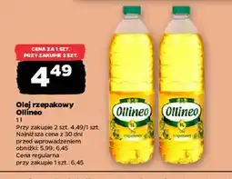 Netto Olej rzepakowy Ollineo oferta