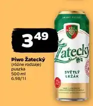 Netto Piwo Zatecky Svetly Lezak oferta