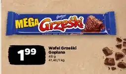 Netto Wafelek kakaowy w czekoladzie deserowej Grześki Mega oferta