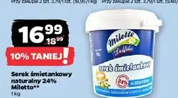 Netto Serek śmietankowy naturalny Miletto oferta