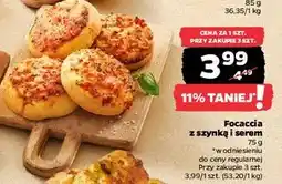 Netto Focaccia z szynką i serem oferta