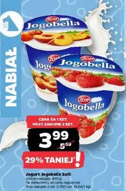 Netto Jogurt brzoskwinia Zott Jogobella oferta