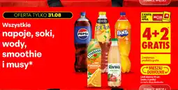 Biedronka Wszystkie napoje, soki, wody, smoothie i musy oferta
