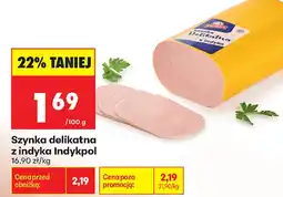 Biedronka Szynka delikatna z indyka Indykpol oferta