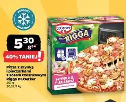 Netto Pizza z szynką i pieczarkami Dr. Oetker Rigga oferta