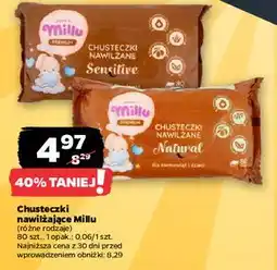 Netto Chusteczki nawilżane natural Millu oferta