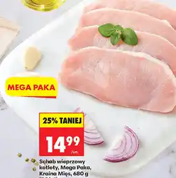 Biedronka Schab wieprzowy kotlety, Mega Paka Kraina Mięs oferta