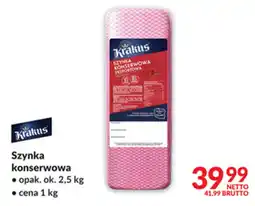 Makro Szyinka konserwowa Krakus oferta