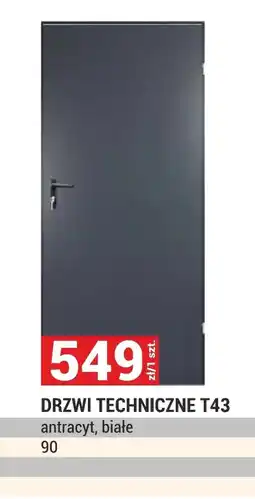 Merkury Market Drzwi techniczne Białe oferta