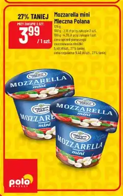 Polomarket Mozzarella mini Mleczna Polana oferta