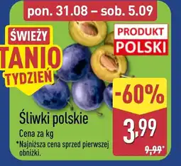 ALDI Śliwki Polski oferta