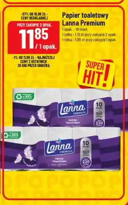 Polomarket Papier toaletowy Lanna Premium 10-pak oferta