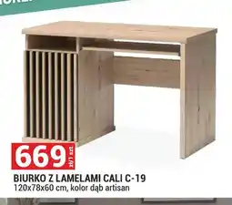 Merkury Market Biurko z lamelami Cali C-19 oferta