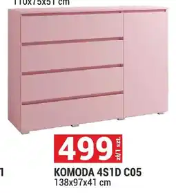 Merkury Market Komoda 4S1D Cosmo C05 oferta
