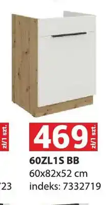 Merkury Market Szafka kuchenna Aria 60ZL 1S Bb oferta