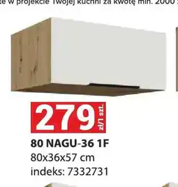 Merkury Market Szafka kuchenna wisząca 80 NAGU-36 1F oferta
