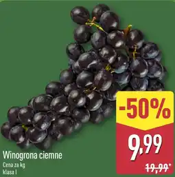 ALDI Winogrona oferta