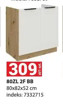 Merkury Market Szafka kuchenna Aria 80ZL 2F Bb oferta