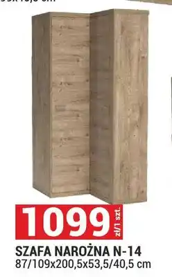 Merkury Market Szafa narożna Natural N-14 oferta