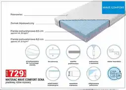 Merkury Market Materac piankowy Wave Comfort Sena oferta