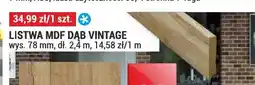 Merkury Market Listwa MDF Dąb Vintage Classen oferta