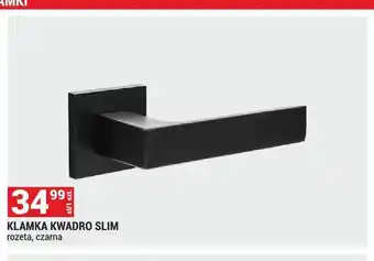 Merkury Market Klamka Kwadro Slim rozeta czarna oferta