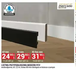 Merkury Market Listwa przypodłogowa Modern PCV Parquet Mercado 60 mm oferta