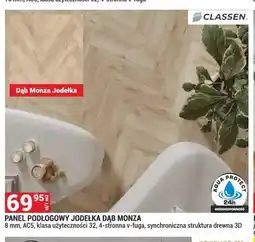 Merkury Market Panel podłogowy jodełka Dąb Monza Classen 8 mm AC5 oferta