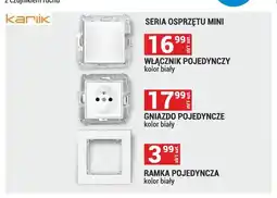Merkury Market Włącznik pojedynczy Karlik Mini oferta