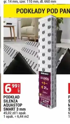 Merkury Market Podkład pod panele laminowane Silenza Aquastop Smart Afirmax 3 mm oferta