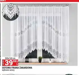 Merkury Market Gotowa firana żakardowa 300x160 cm oferta